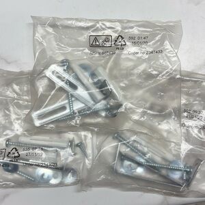 IKEA 329300 Wall Anchor Kit Anti Tip Safety Brackets, 3 Sealed HEMNES